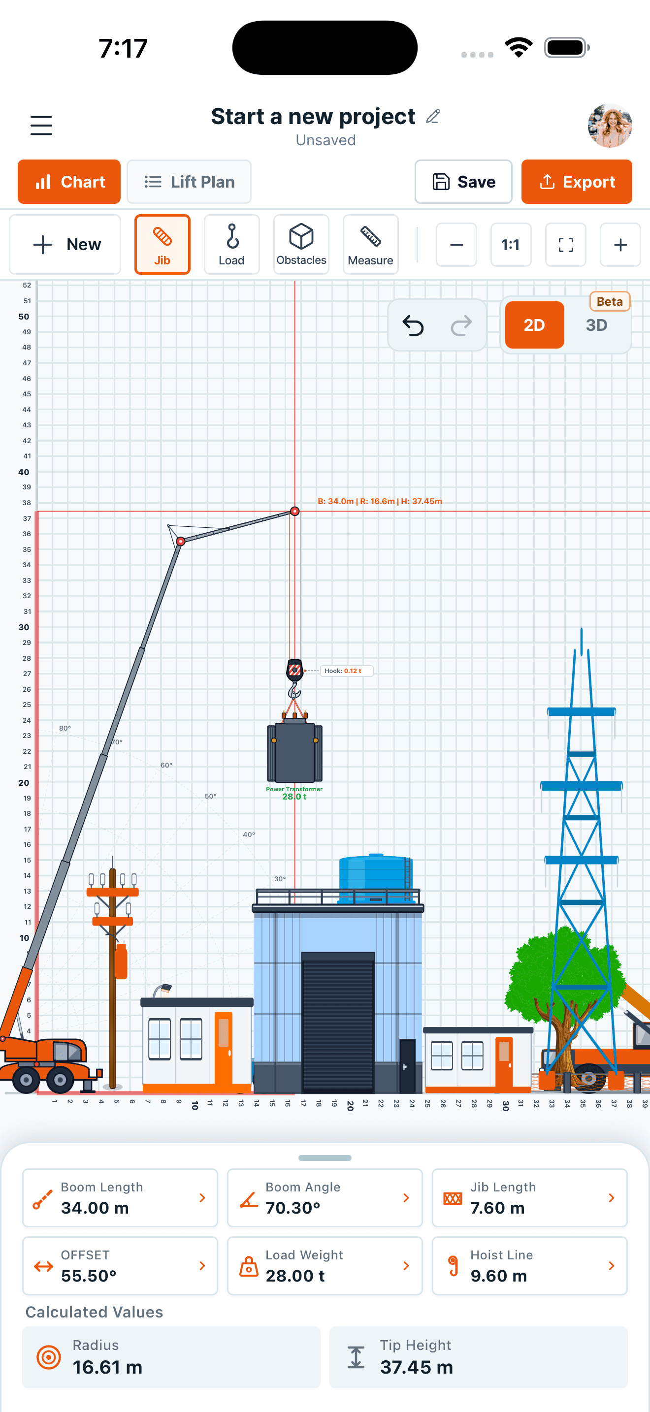Range Chart mockup preview